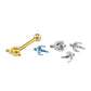 Titanium Prong-only End with Internal 1.2mm Threading Multiple View