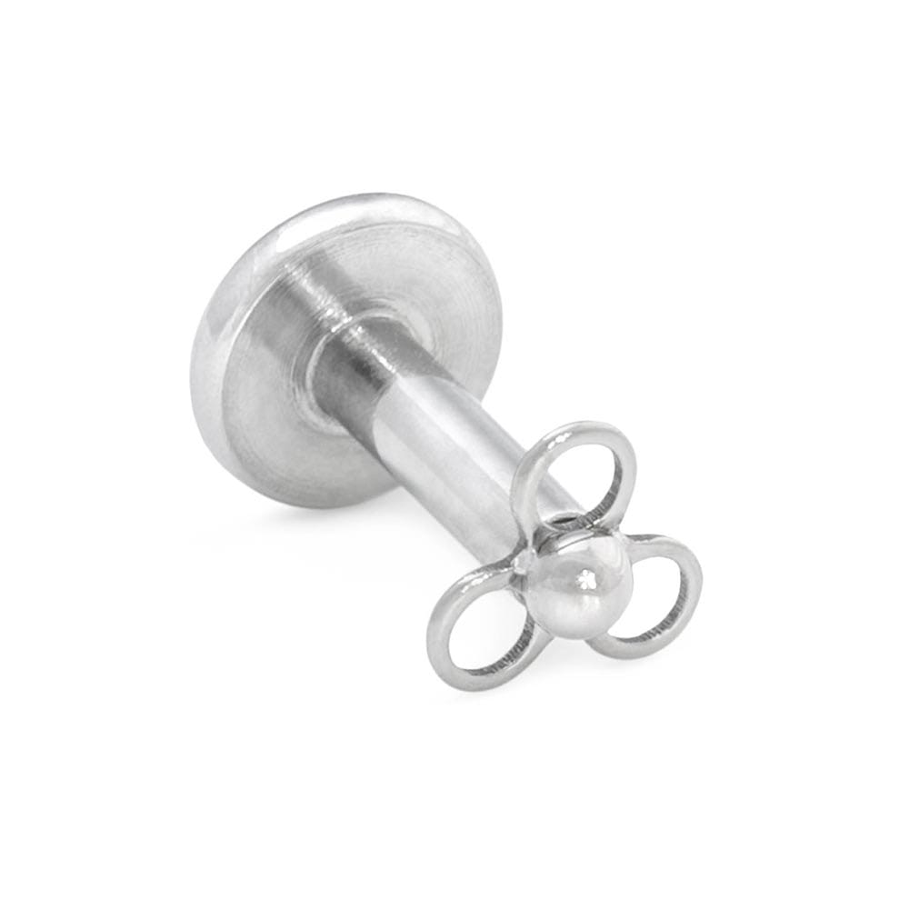 Tilum 14g-12g Internally Threaded Trinity Loop Titanium Top - Price Per 1