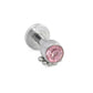 Tilum 14g-12g Internally Threaded Micron Bead Row Jewel Titanium Top - Price Per 1