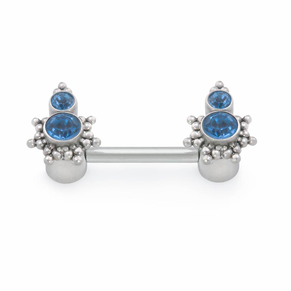 14g–12g Internally Threaded Titanium Adapter End for Barbell Jewelry — Price Per 1