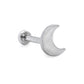 14g–12g Internally Threaded Crescent Moon Titanium Top ? Price Per 1 (Main)
