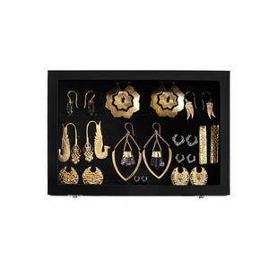 Glass Top Display Case with Bands or Clips - Painful Pleasures