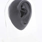 Silicone Left Ear Plug Display — Black Body Bit Version 1