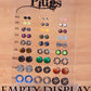 Plug Display Acrylic Stand - Empty - Holds 54 Plugs from 10g - 1/2"