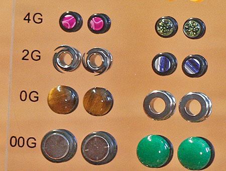 Plug Display Acrylic Stand - Empty - Holds 54 Plugs from 10g - 1/2