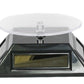 Solar Powered Black Small Spinning Display Turntable