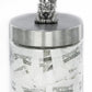 Empty Glass Sundry Jar with Screw Top with 3D Petrify Logo with Petrify Tea Bags