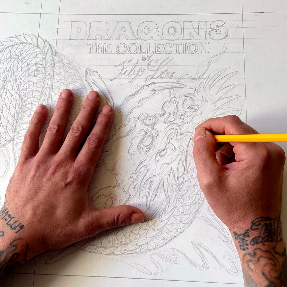 Dragons — The Collection by Filip Leu — Hardcover Book