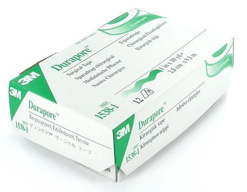 1"-Wide Roll of 3M Durapore Cloth Medical Tape - Price Per Case