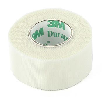 1"-Wide Roll of 3M Durapore Cloth Medical Tape - Price Per Roll