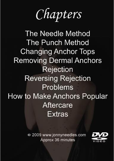 Micro Dermal DVD - Basics of Micro Dermal Punch and Piercing Needle Method Plus More by Jonny Needles