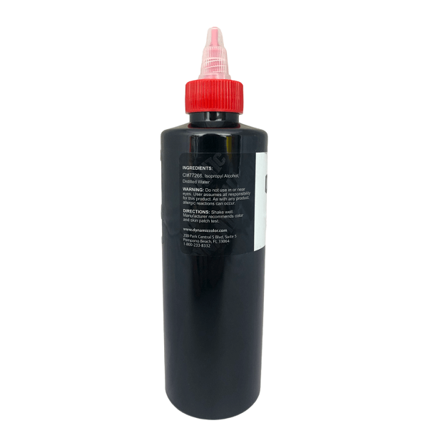 Dynamic Union Black Tattoo Ink — 8oz Bottle