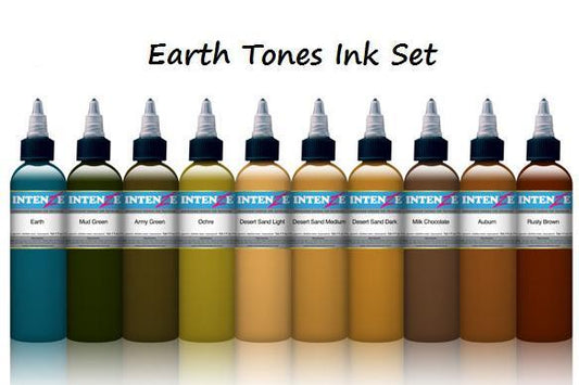 INTENZE Color Tattoo Ink Sets 1 oz (19 Color Tattoo Ink Set)