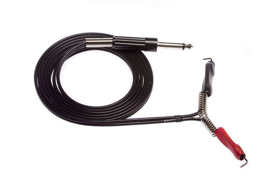 Eikon 6' Long Black Clip Cord with 1/4" Mono Plug