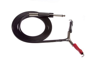 Eikon 6' Long Black Clip Cord with 1/4" Mono Plug - Painful Pleasures