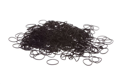 Symbeos #8 Black Rubber Bands - Bag of 500 Rubber Bands