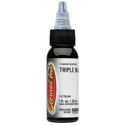 Triple (Tribal) Black —  Eternal Tattoo Ink — Pick Your Size - Painful Pleasures