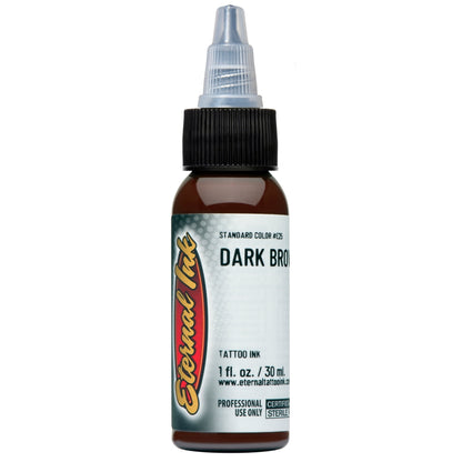 Dark Brown — Eternal Tattoo Ink — Pick Size - Painful Pleasures