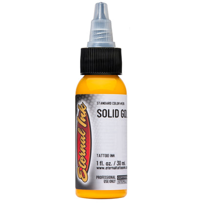 Solid Gold - Eternal Tattoo Ink - Pick Your Size - Painful Pleasures