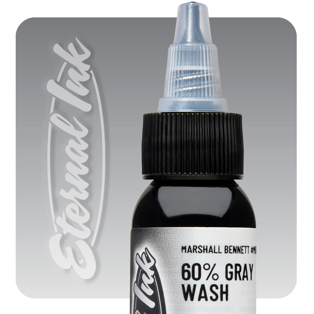 Marshall Bennett Gray Wash Set of 4 — 2oz Bottles — Eternal Tattoo Ink