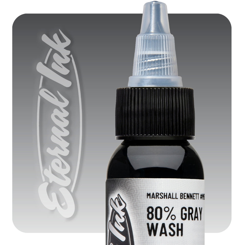 Marshall Bennett Gray Wash Set of 4 — 2oz Bottles — Eternal Tattoo Ink