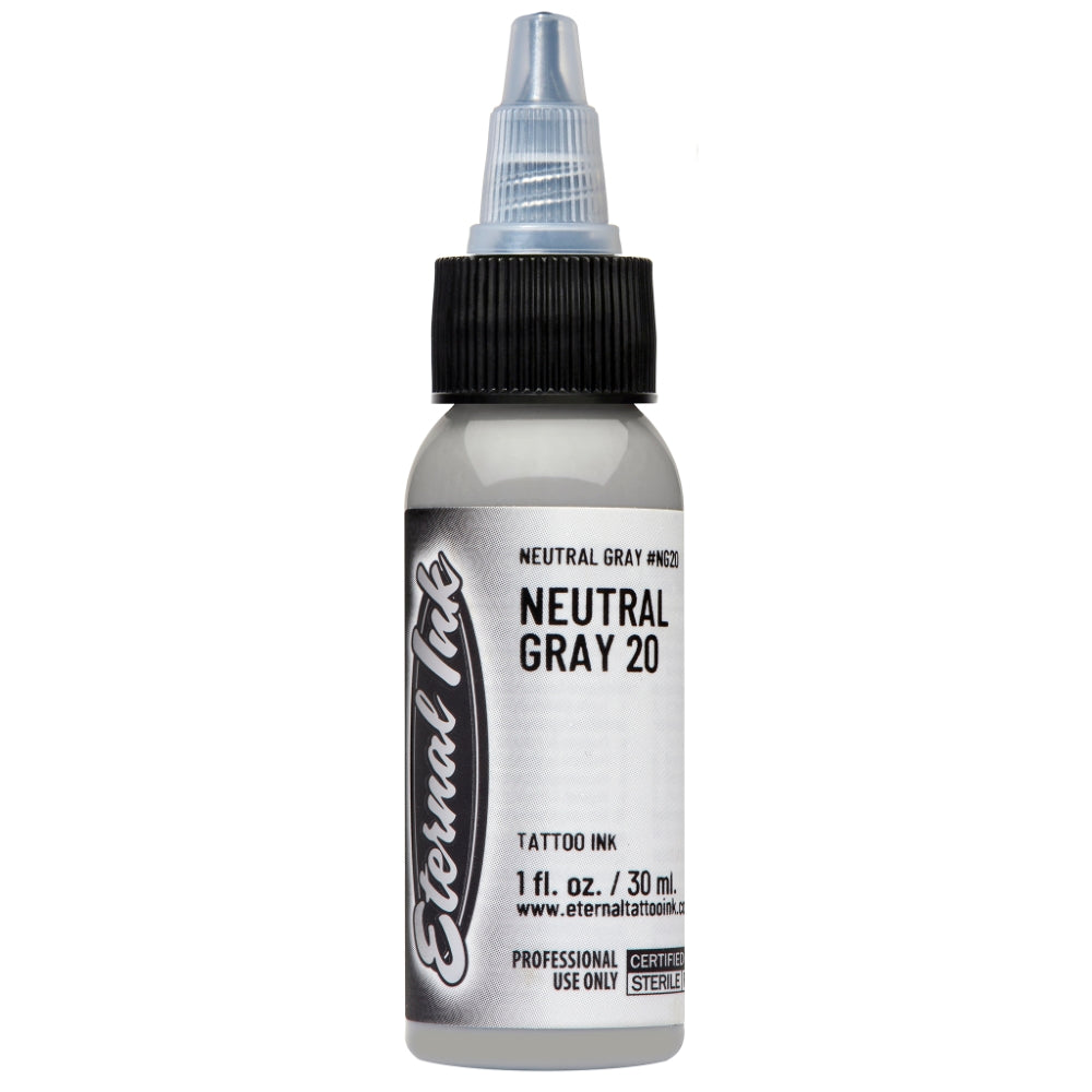 Neutral Gray_20 Tattoo Ink by Eternal Ink — Pick Size