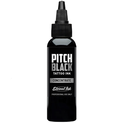 Pitch Black Concentrate — Eternal Tattoo Ink — Pick Size - Painful Pleasures