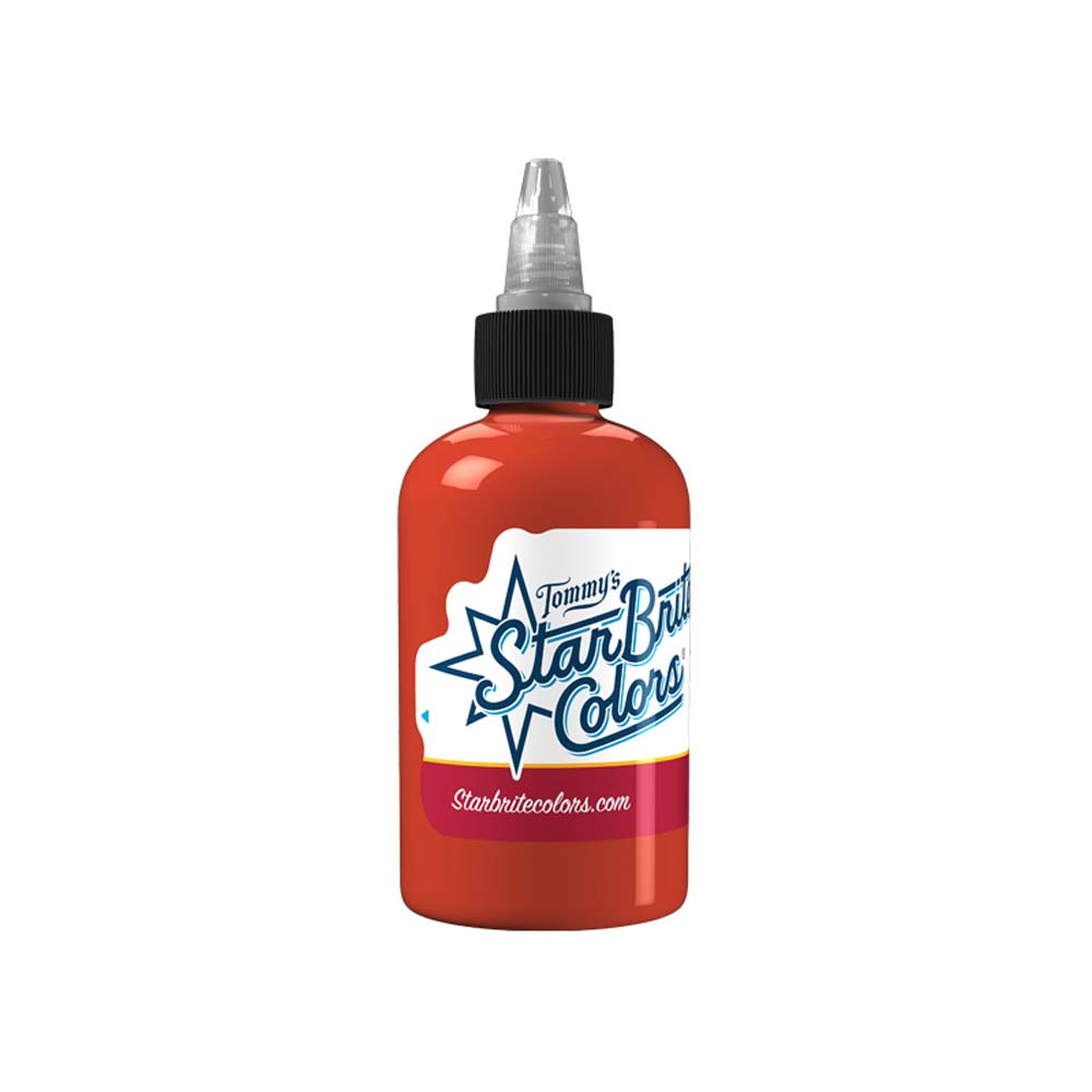StarBrite Colors Tattoo Ink by Tommy’s Supplies – Fire Orange – Pick Your Size