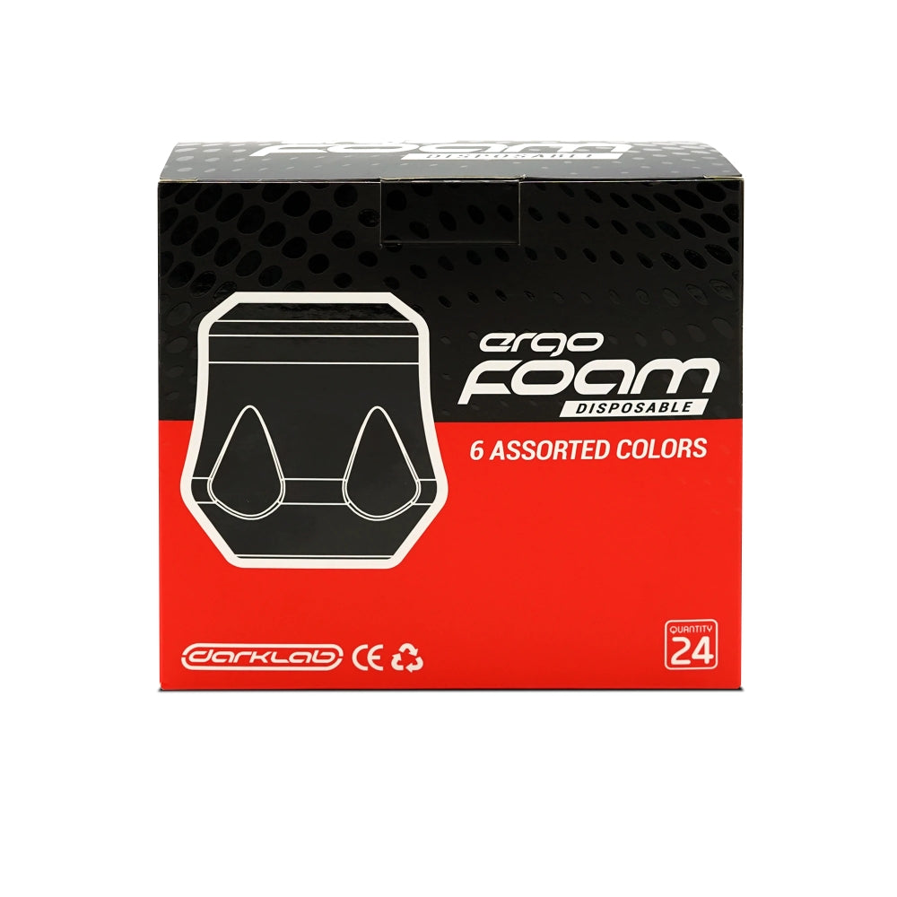 FK Irons Ergo Disposable Foam Tattoo Grip Covers — Box of 24 (angle)