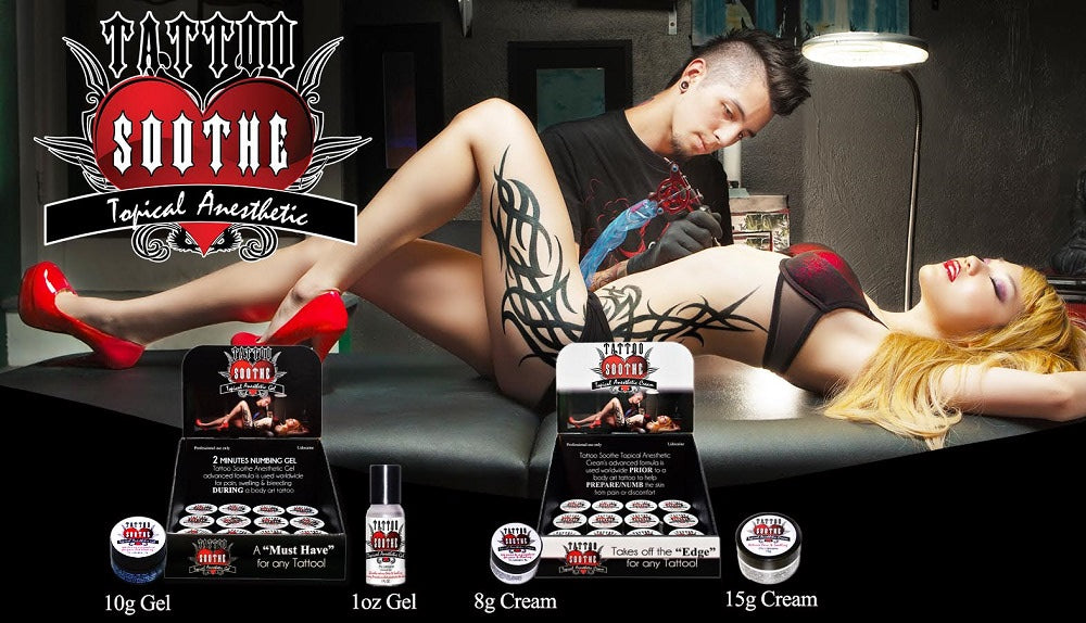 Tattoo Soothe Gel and Cream