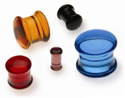 Gorilla Glass Solid Double Flared Plug — Price Per 1 - Painful Pleasures