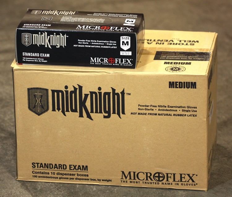 Midknight Nitrile Medical Gloves - Price Per Box