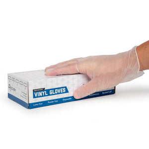 Recovery Clear Disposable Vinyl Gloves — Box of 100 - Painful Pleasures