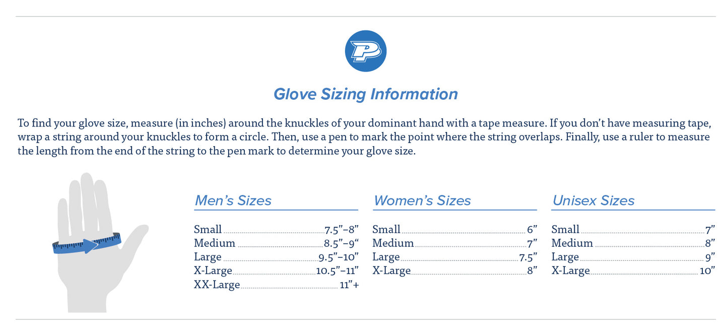 Glove Size Chart