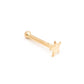 Tilum 20g Yellow Gold Flat Star Nose Bone