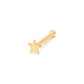 Tilum 20g Yellow Gold Flat Star Nose Bone