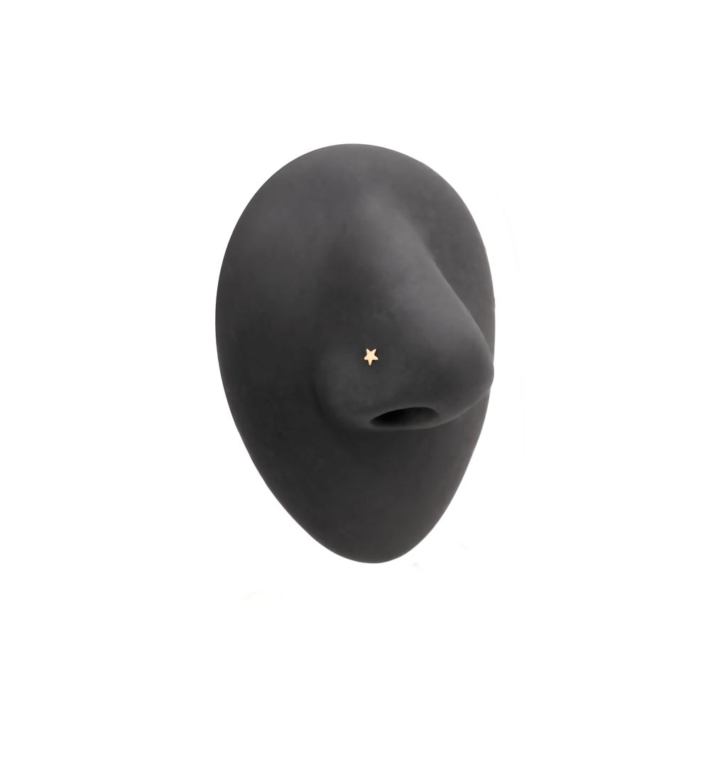 Tilum 20g Yellow Gold Flat Star Nose Bone