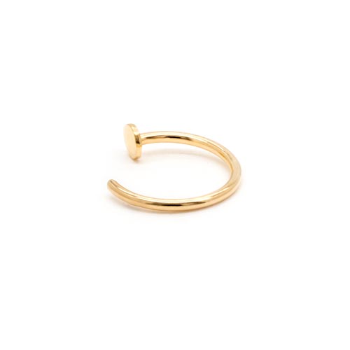 Tilum 20g Yellow Gold Nose Hoop - Price Per 1