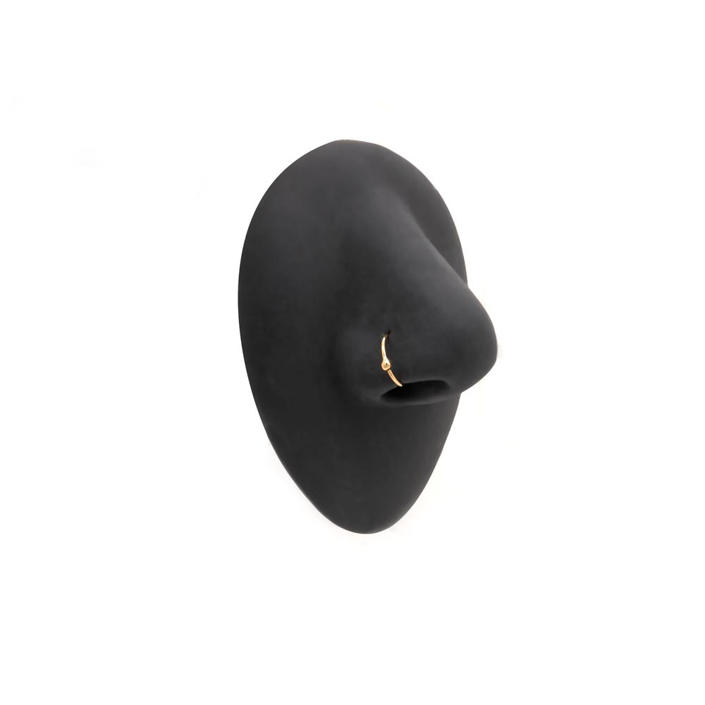 Tilum 20g Yellow Gold Fixed Bead Nose Ring - Price Per 1