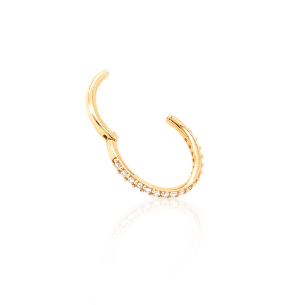 Tilum 16g 14kt Yellow Gold Sideline Jewels Clicker Ring - Price Per 1