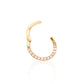 Tilum 16g 14kt Yellow Gold Front Facing Jewels Clicker Ring - Price Per 1
