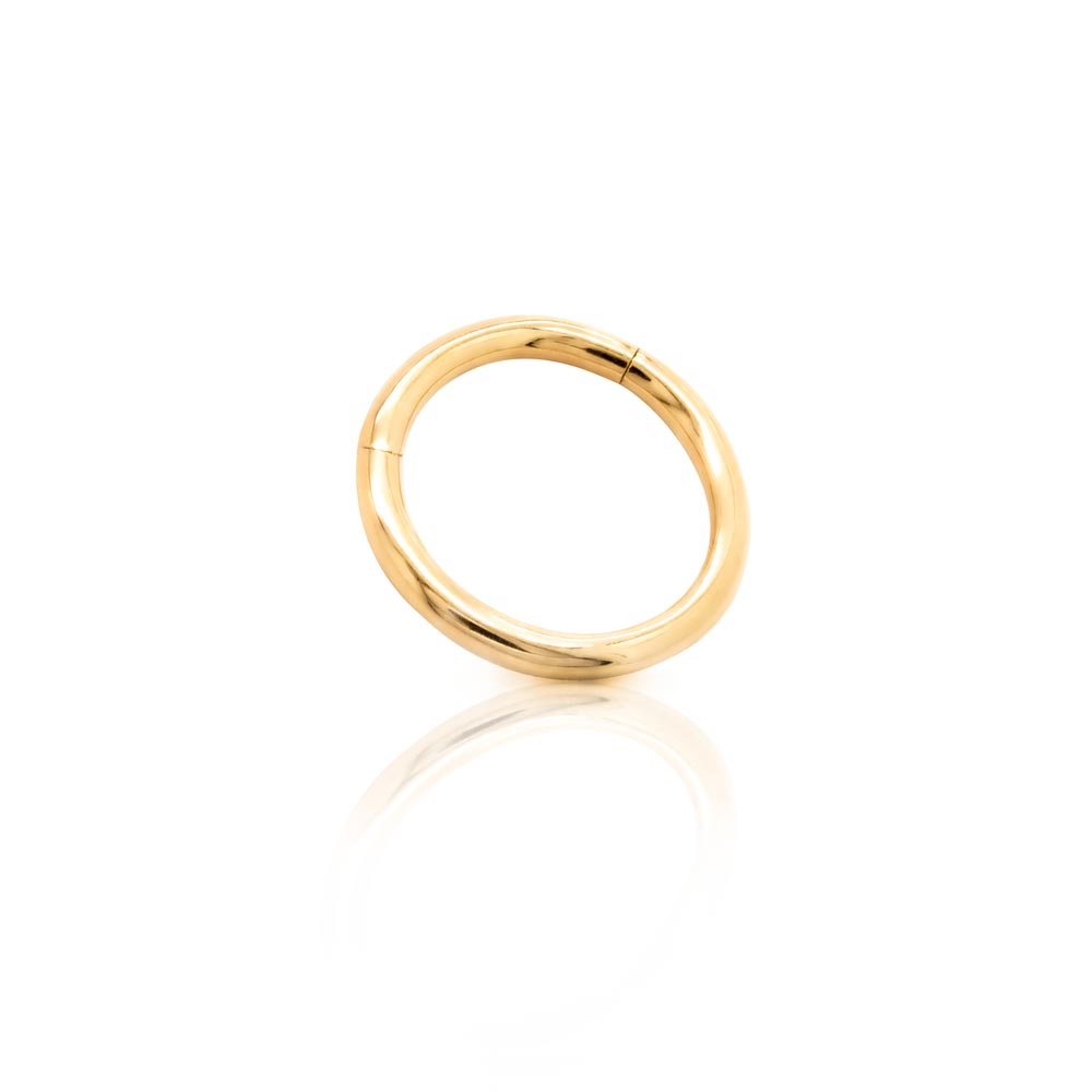 Tilum 18g 14kt Yellow Gold Simple Clicker Ring - Price Per 1