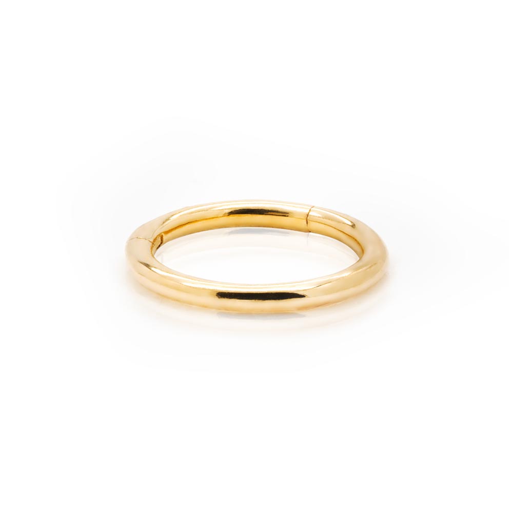 Tilum 18g 14kt Yellow Gold Simple Clicker Ring - Price Per 1