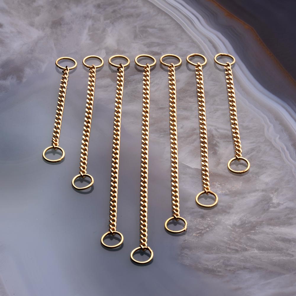 Tilum 14kt Yellow Gold Single Curb Chain - Pick Length