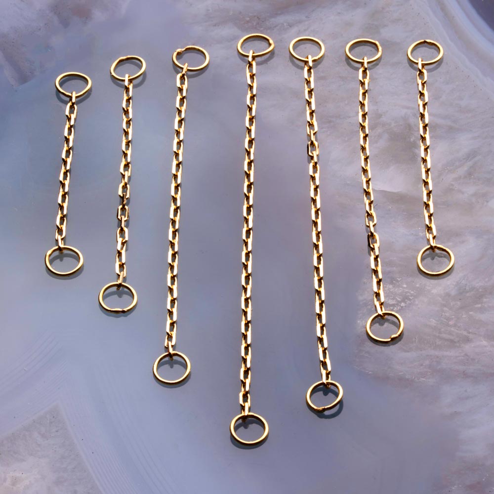 Tilum 14kt Yellow Gold Single Cable Chain - Pick Length