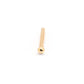 Tilum 18g 14kt Yellow Gold Fishtail with Ball - Price Per 1