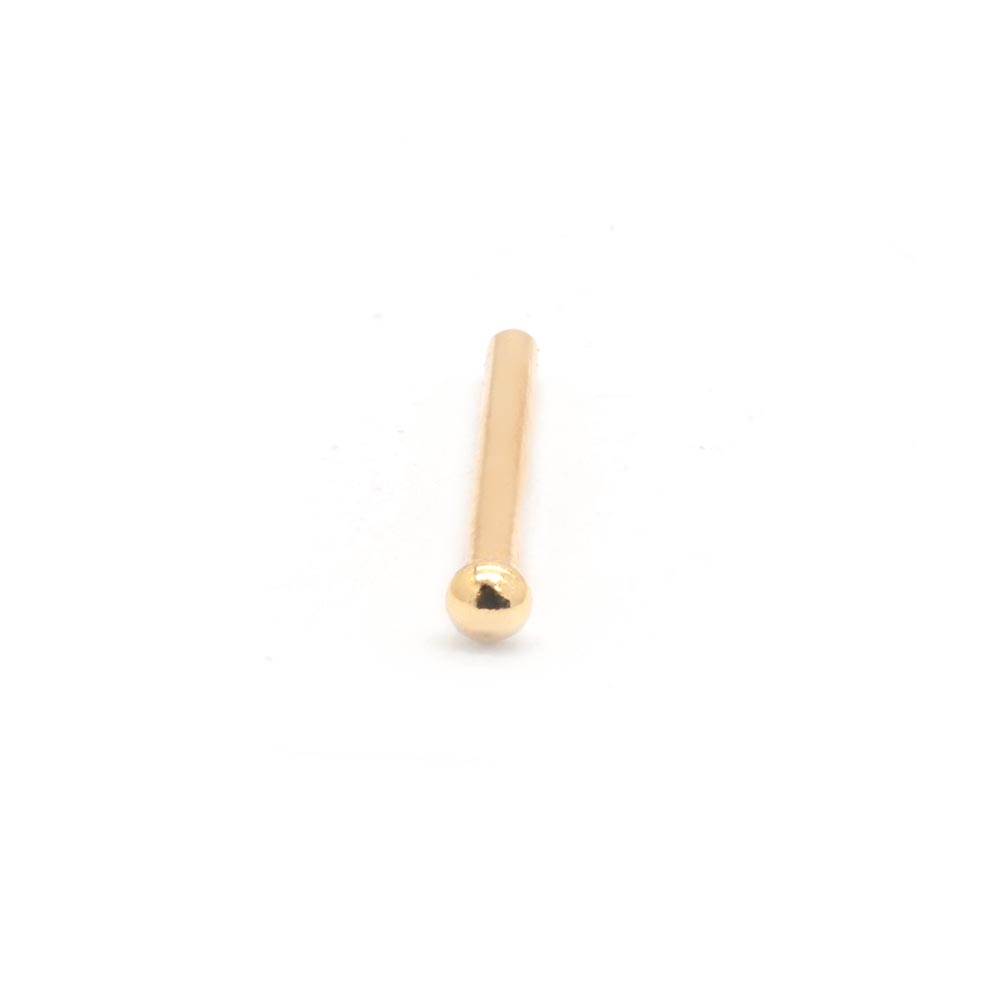 Tilum 18g 14kt Yellow Gold Fishtail with Ball - Price Per 1