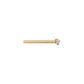 Tilum 18g 14kt Yellow Gold Fishtail with Prong-Set Jewel - Price Per 1