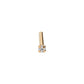 Tilum 18g 14kt Yellow Gold Fishtail with Prong-Set Jewel - Price Per 1