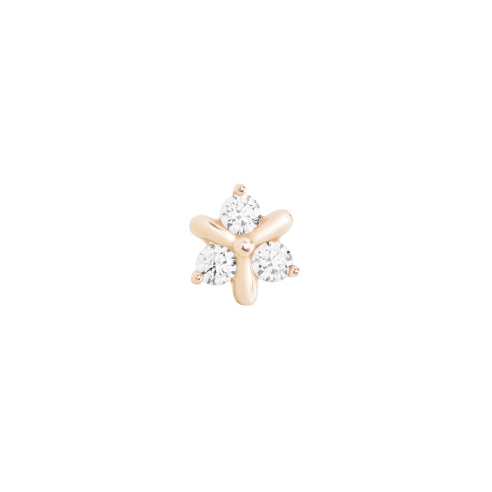 Tilum 14kt Yellow Gold Propelled Jewels Threadless Top - Price Per One